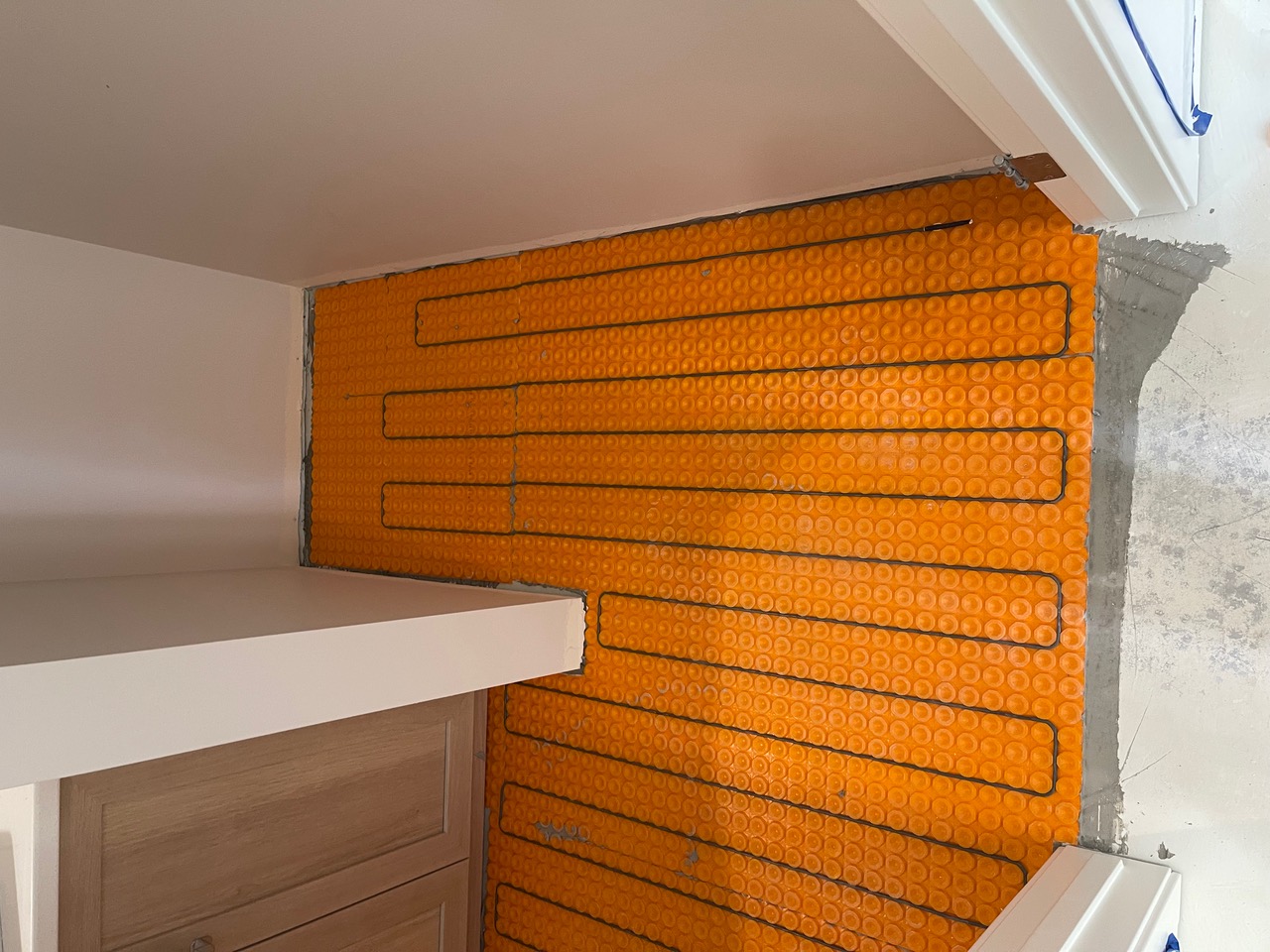Schluter electric floor heat system