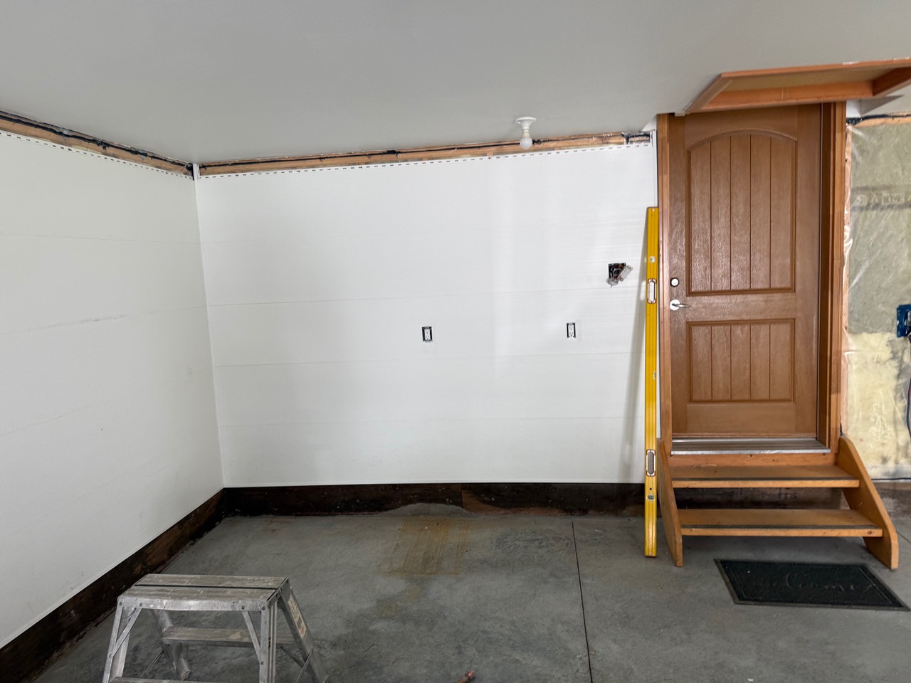 Finished Trusscore wall installation